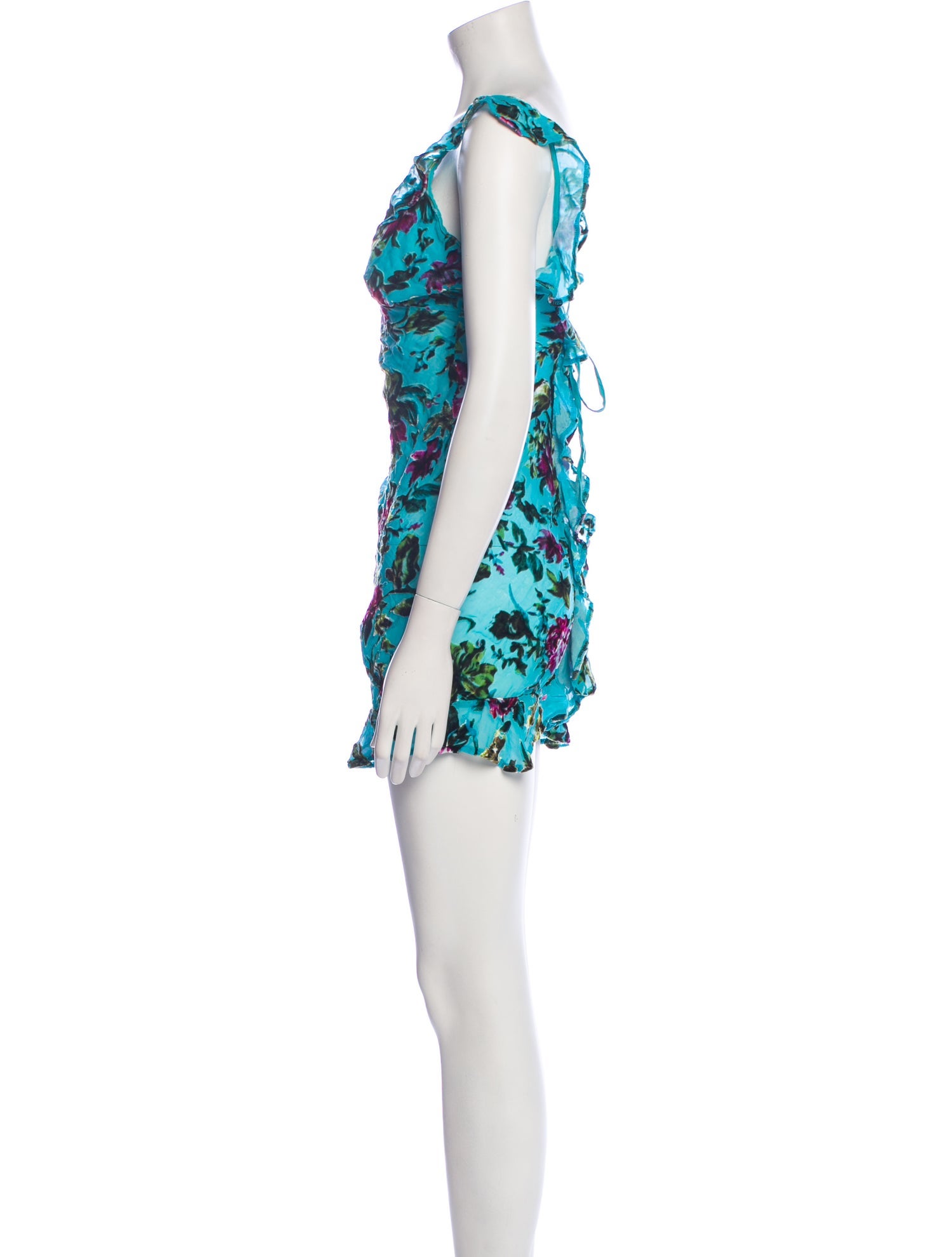 Rat & Boa Silk Mini Dress - Blue Dresses, Clothing - WRTAB21654 | The  RealReal