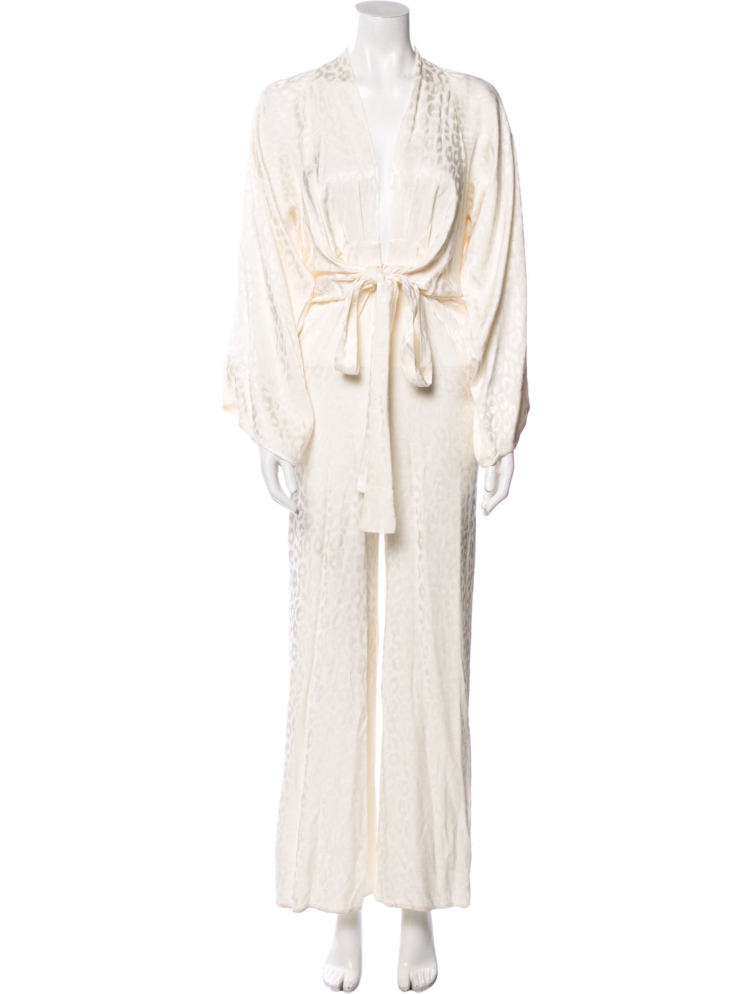 Rat & Boa Printed Plunge Neckline Jumpsuit