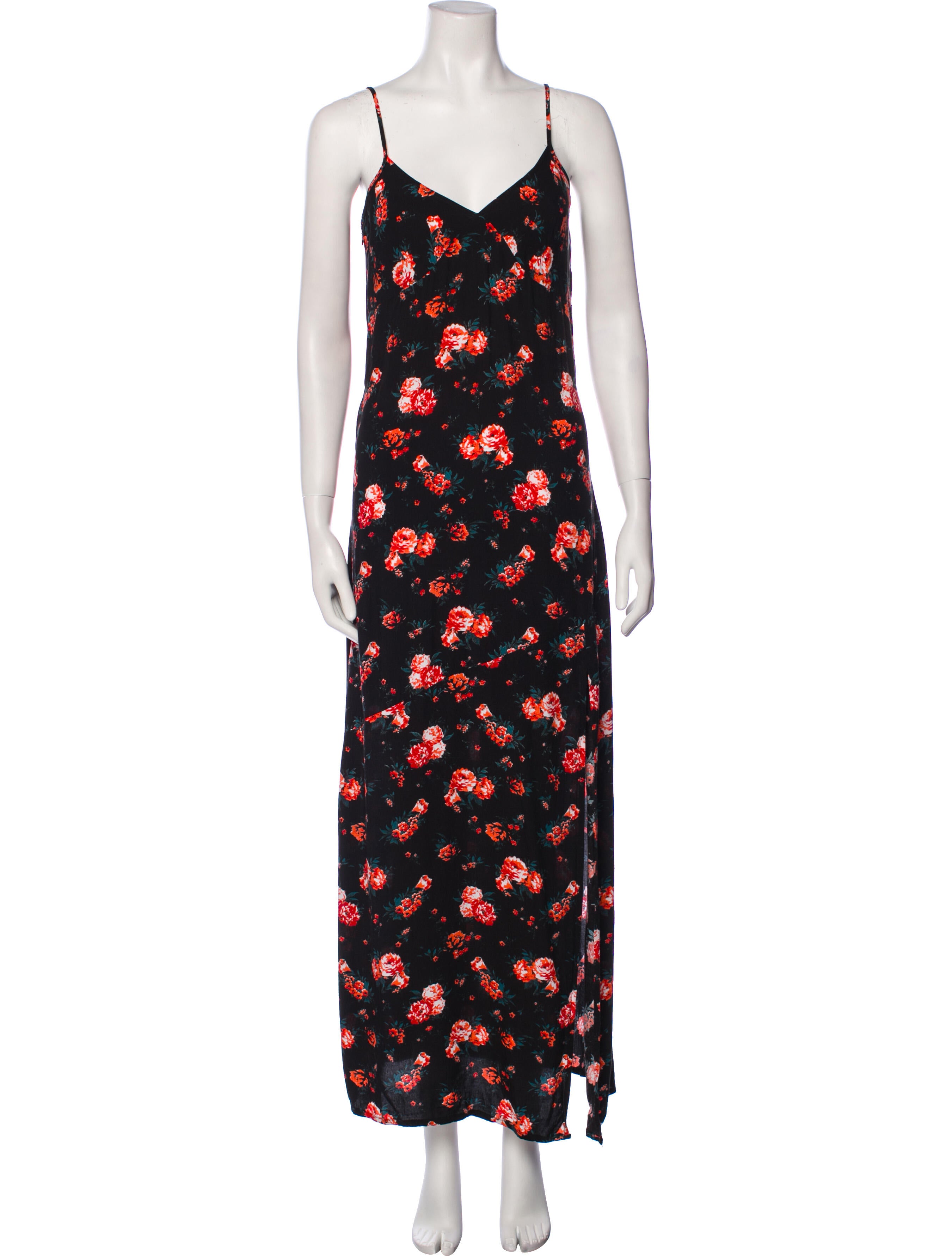 Rat & Boa Floral Print Long Dress