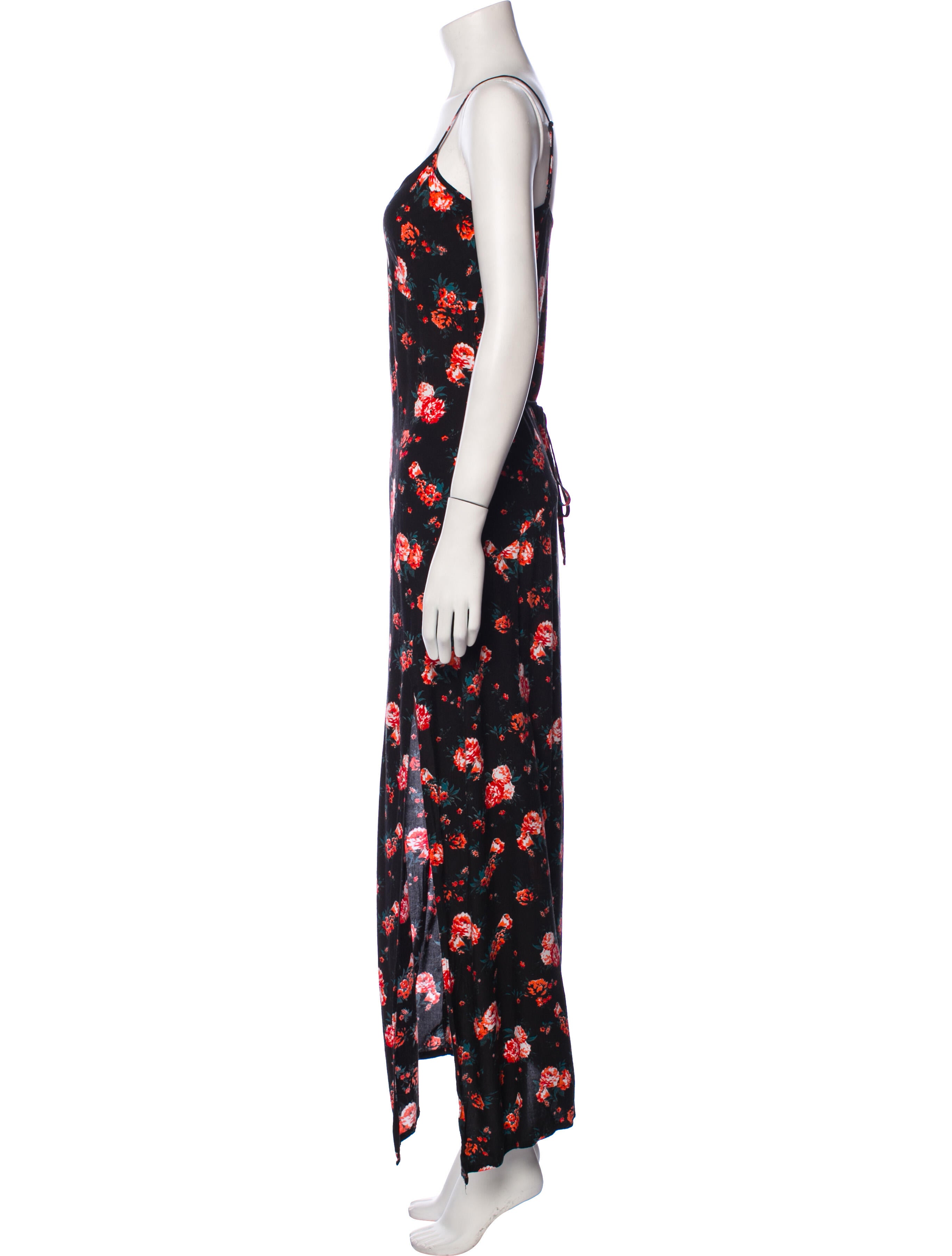 Rat & Boa Floral Print Long Dress