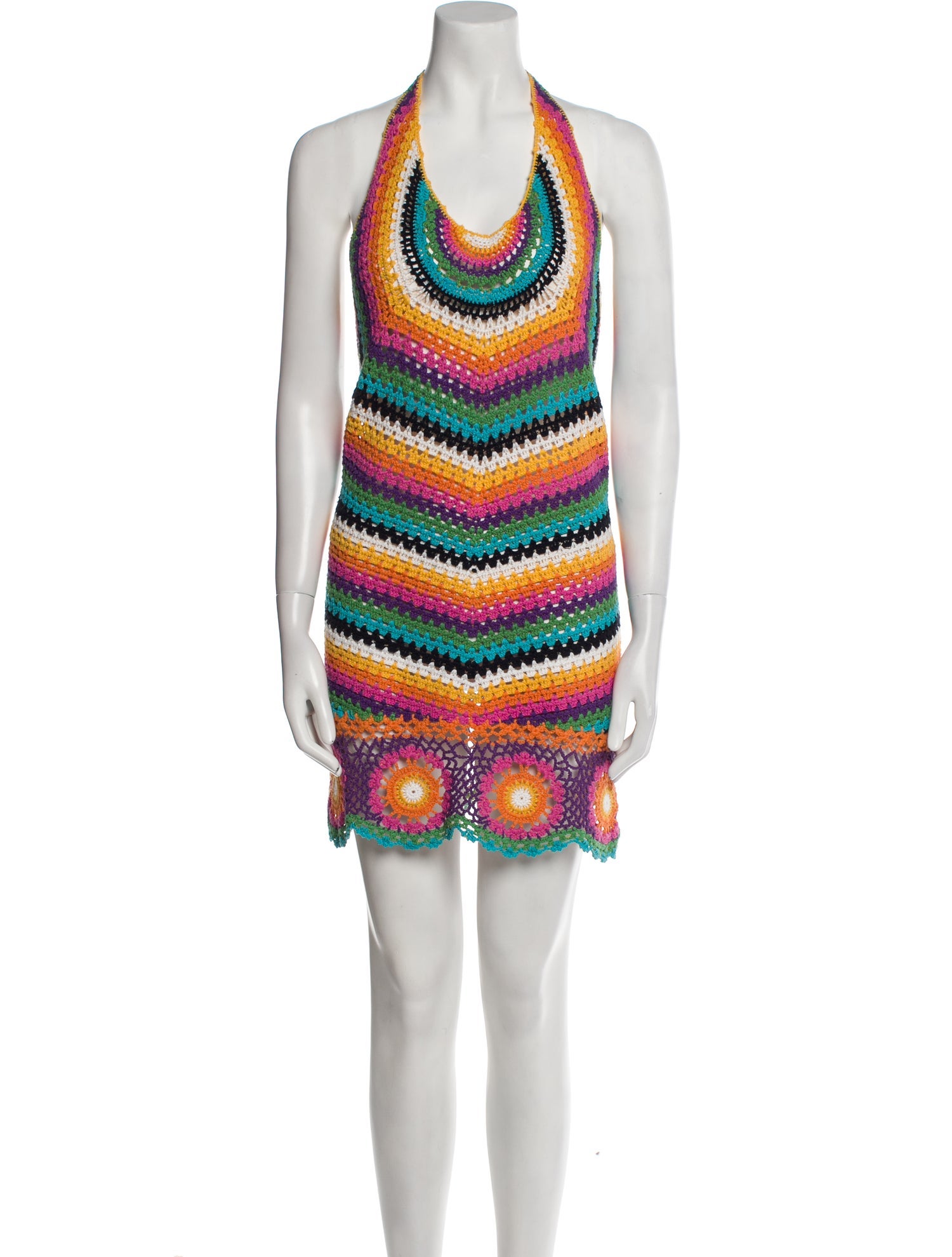 Rat & Boa Striped Mini Dress