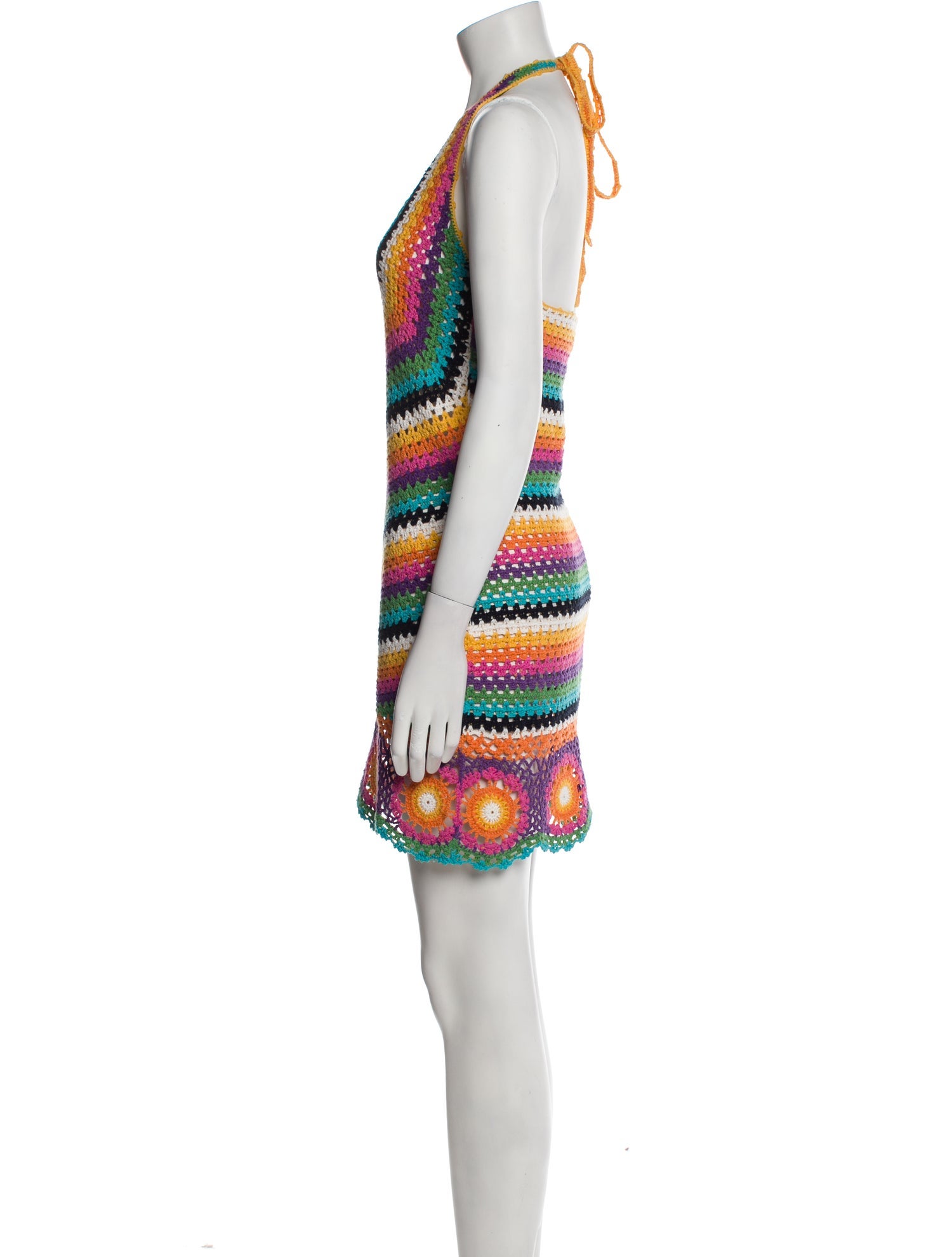 Rat & Boa Striped Mini Dress