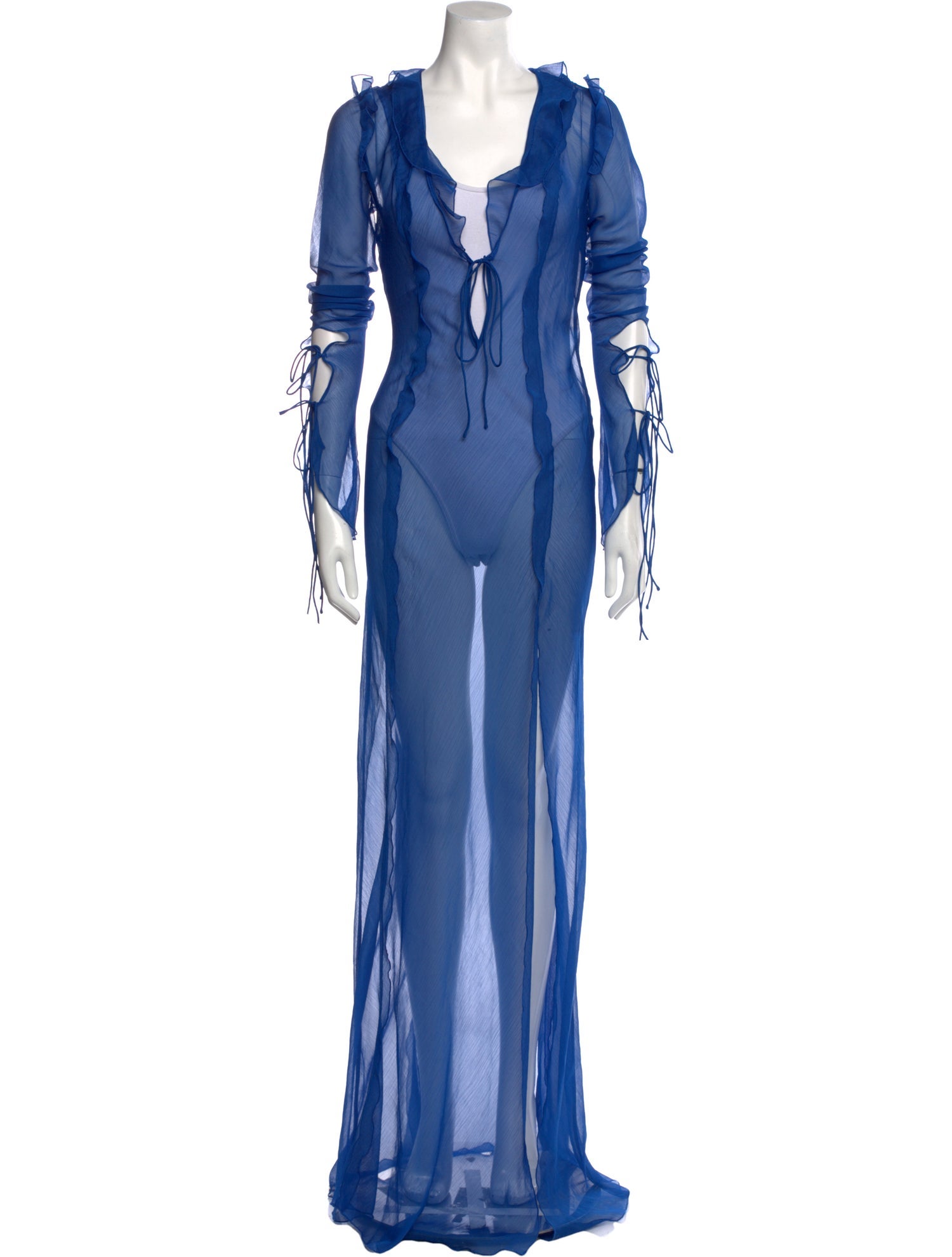 Rat & Boa V-Neck Long Dress