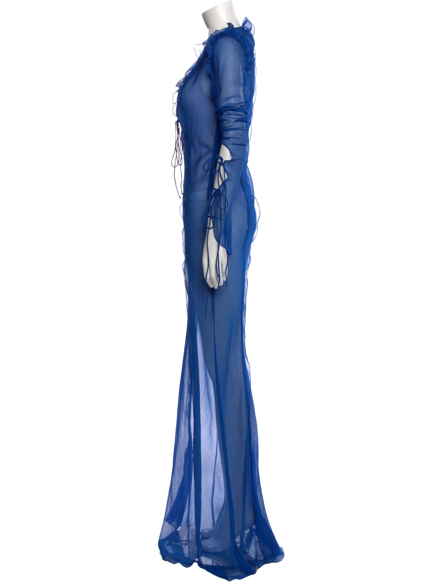 Rat & Boa V-Neck Long Dress