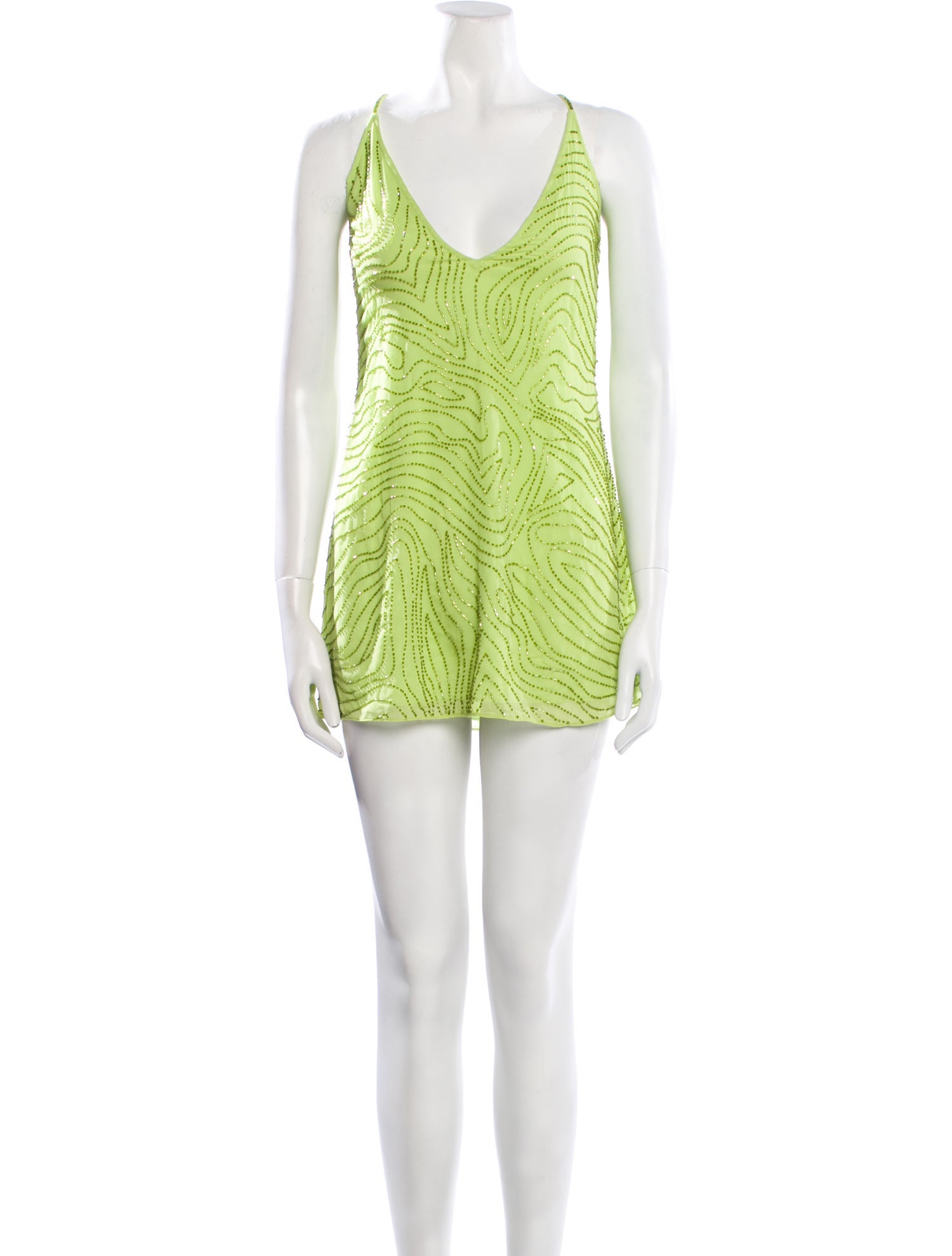 Rat & Boa V-Neck Mini Dress