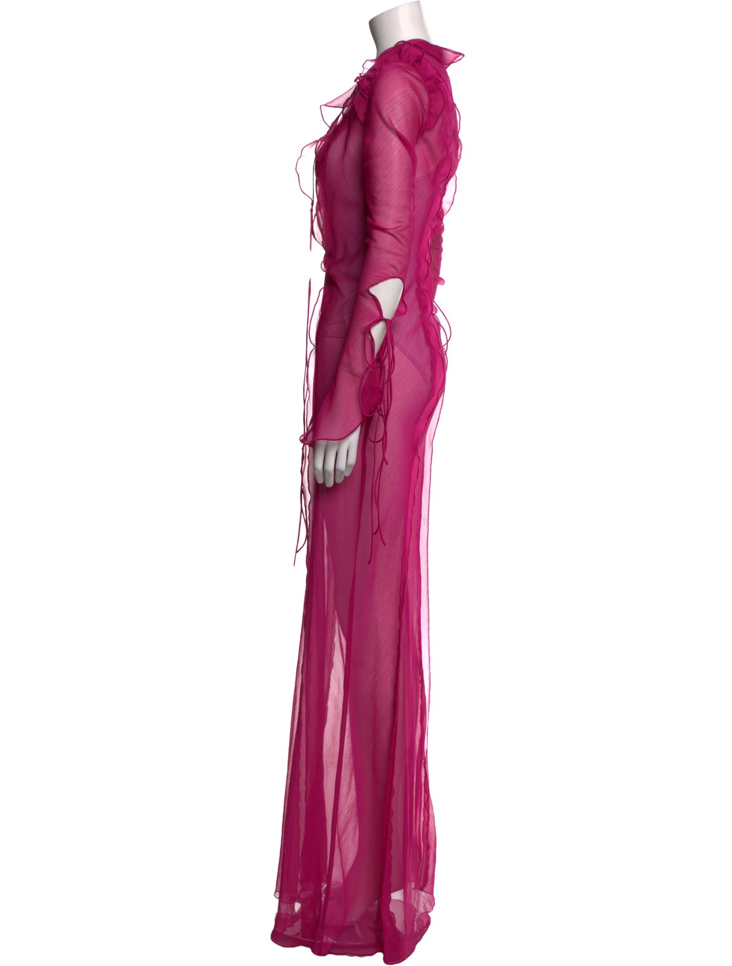 Rat & Boa V-Neck Long Dress