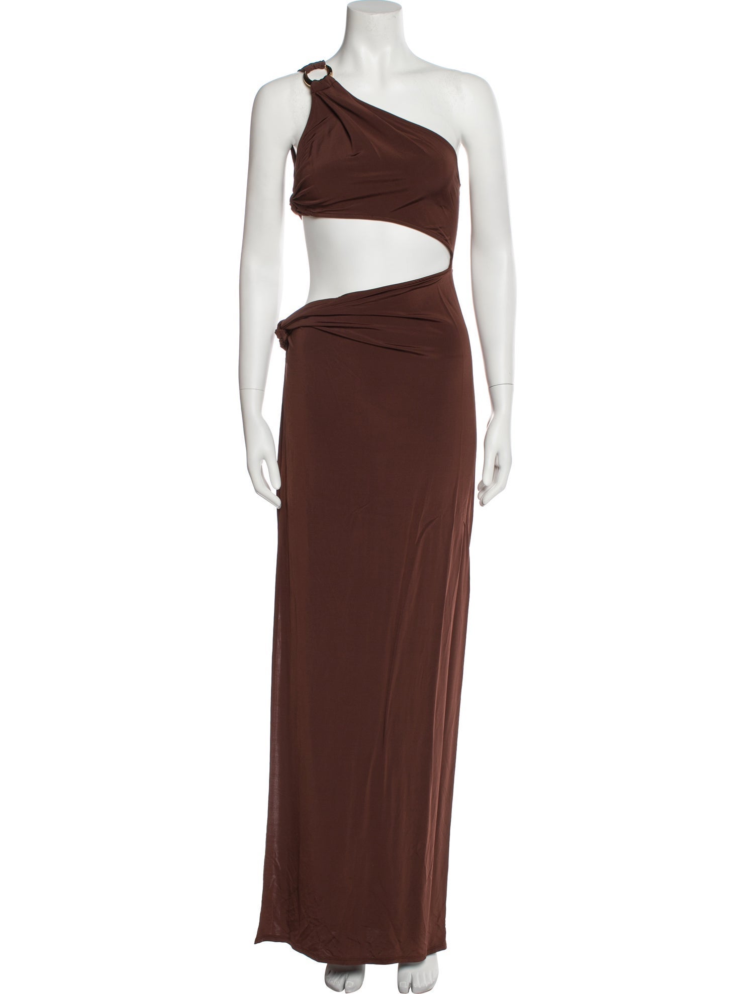 Rat & Boa One-Shoulder Long Dress