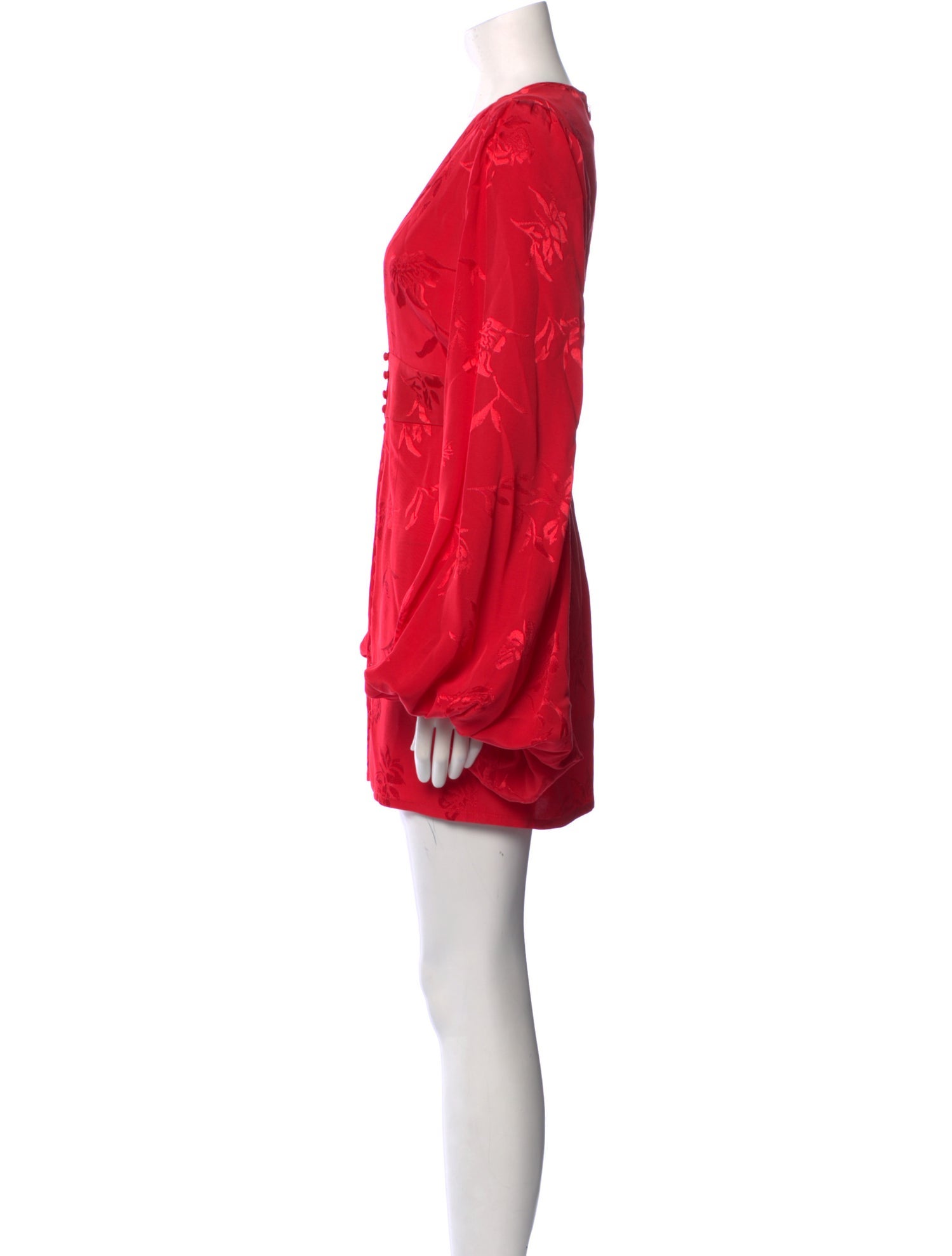 Rat & Boa V-Neck Mini Dress