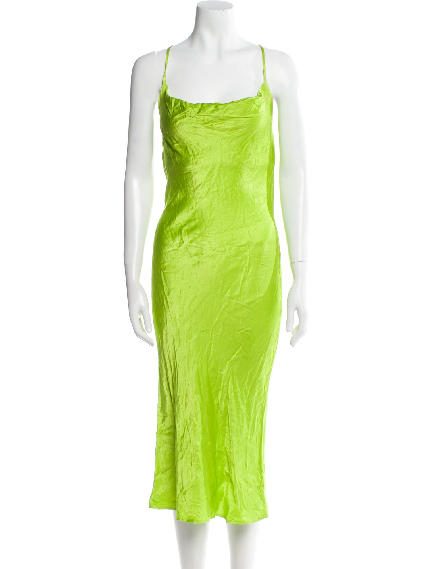 Rat & Boa Square Neckline Midi Length Dress