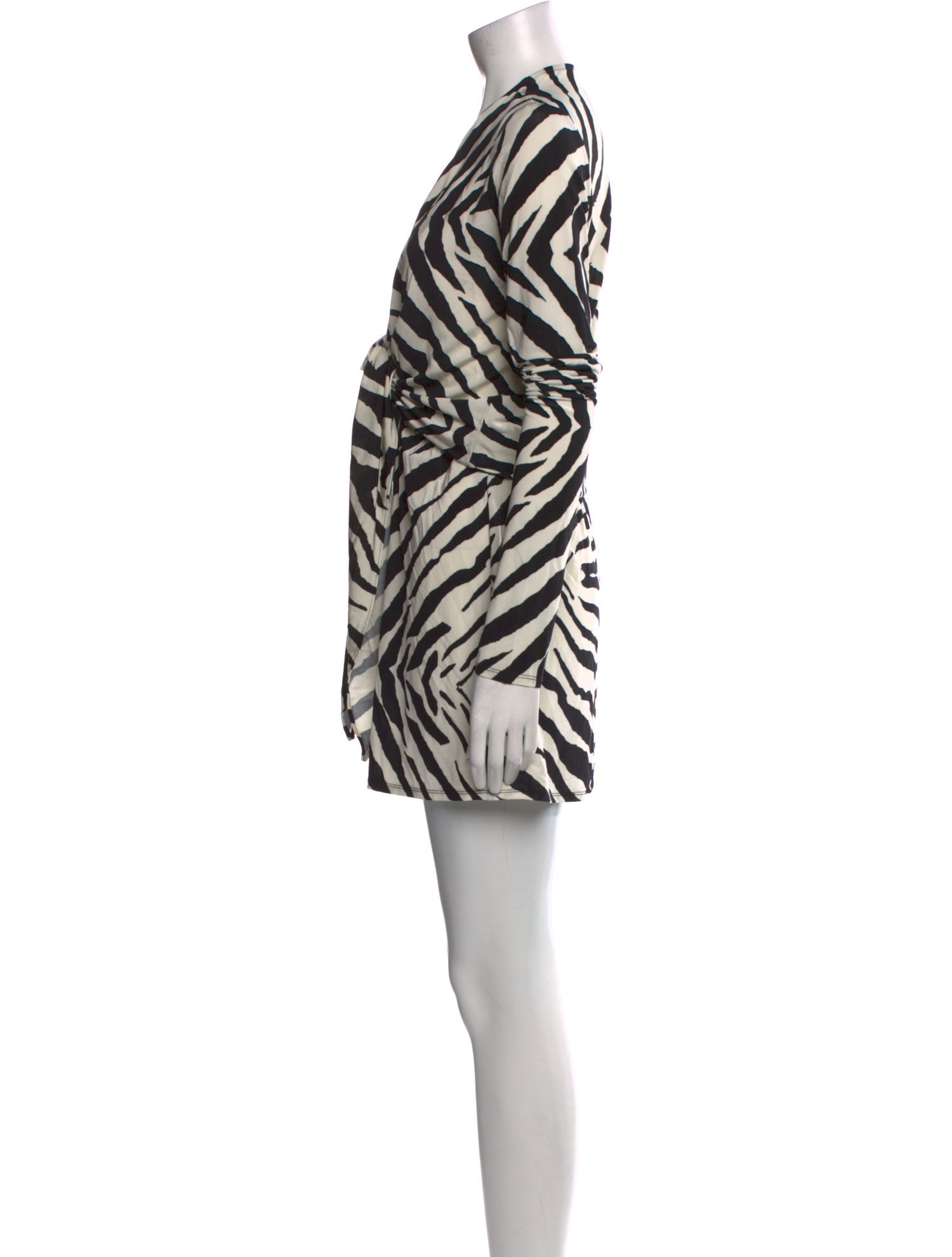Rat & Boa Animal Print Mini Dress
