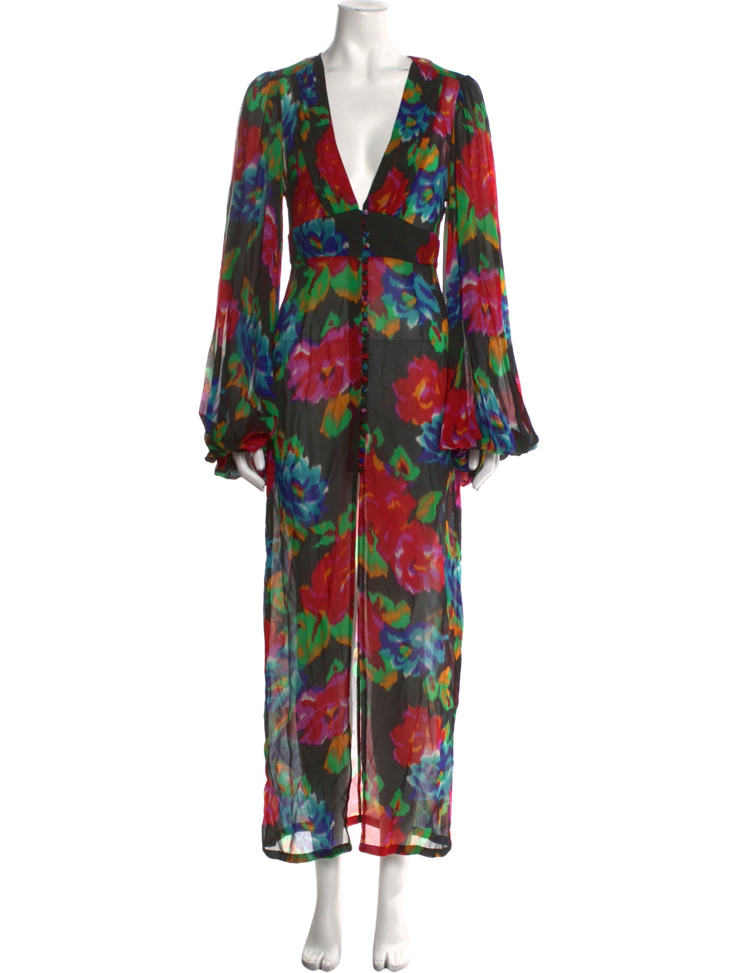 Rat & Boa Printed Long Dress