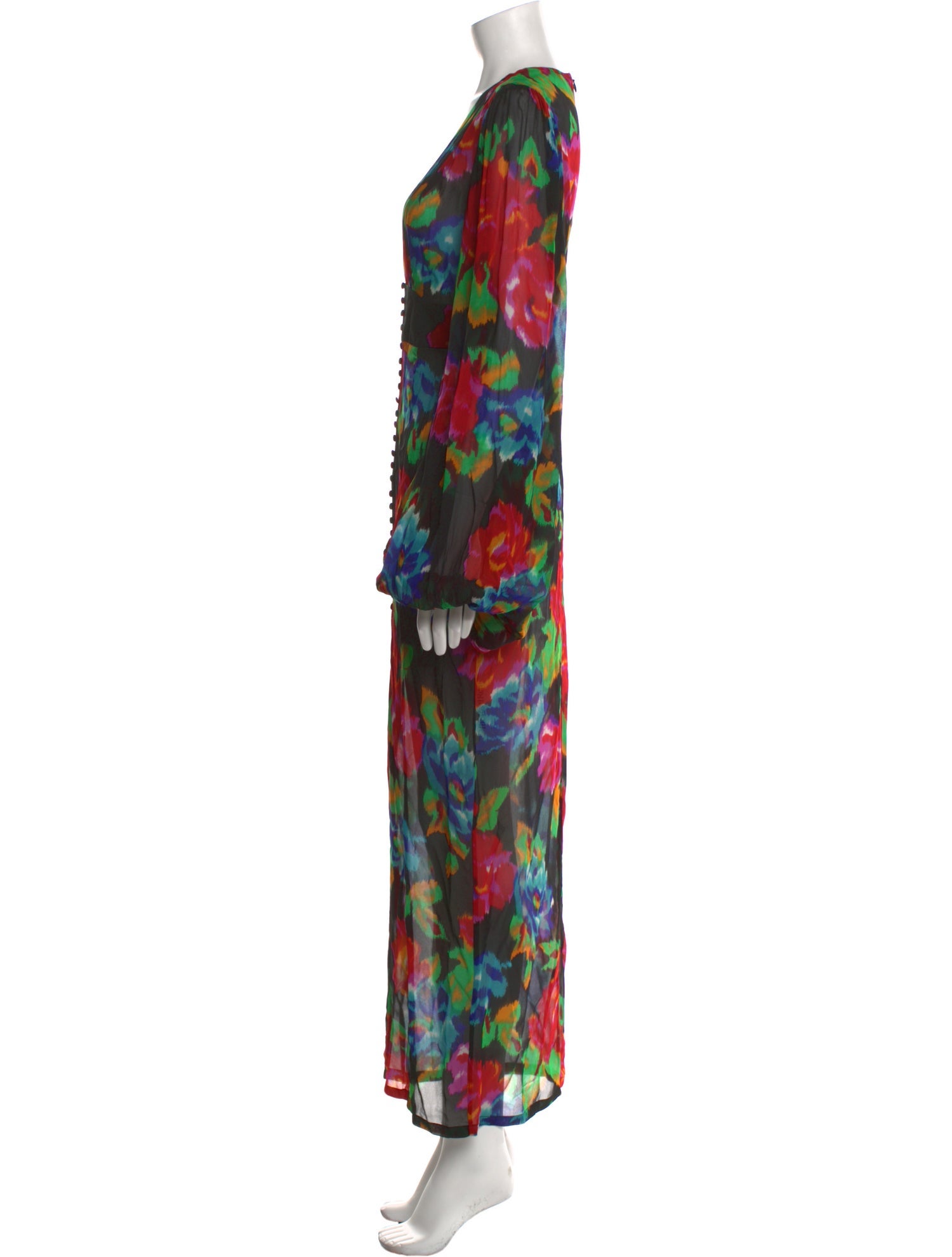 Rat & Boa Printed Long Dress