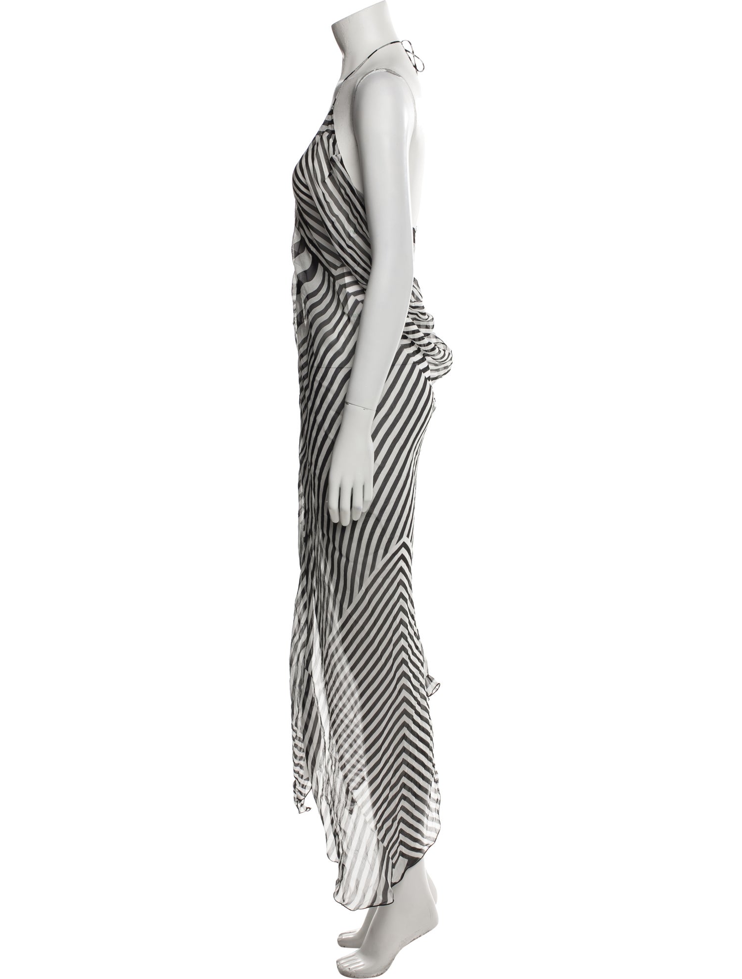 Rat & Boa Striped Long Dress w/ Tags