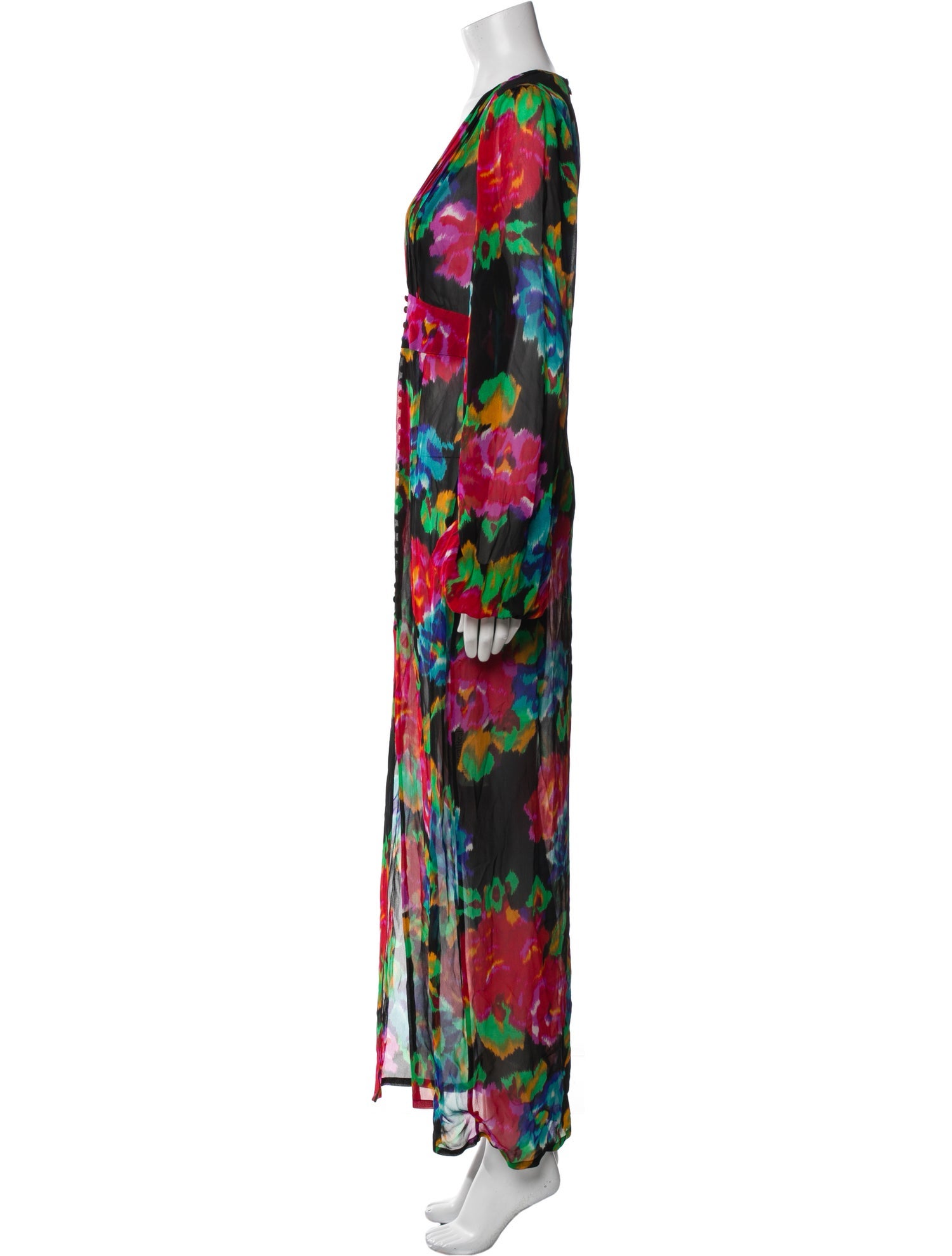 Rat & Boa Floral Print Long Dress w/ Tags