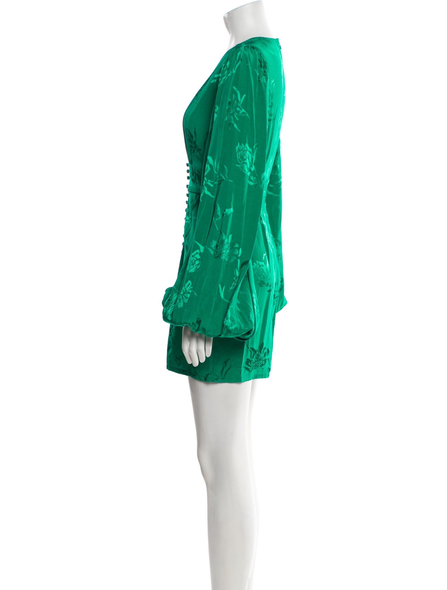 Rat & Boa V-Neck Mini Dress