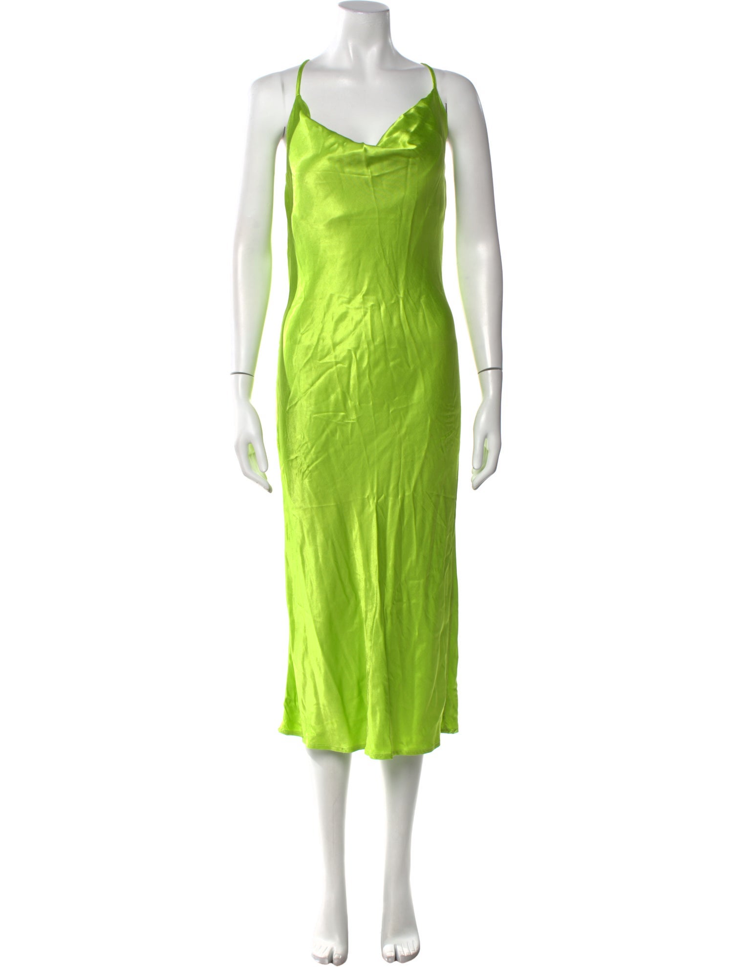 Rat & Boa Cowl Neck Midi Length Dress