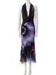 Rat & Boa Printed Midi Length Dress