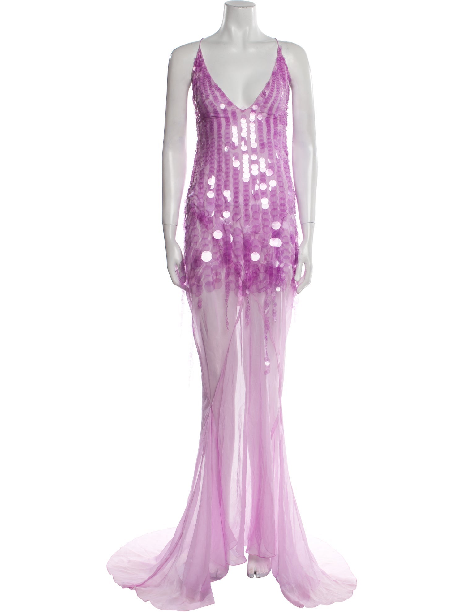 Rat & Boa V-Neck Long Dress