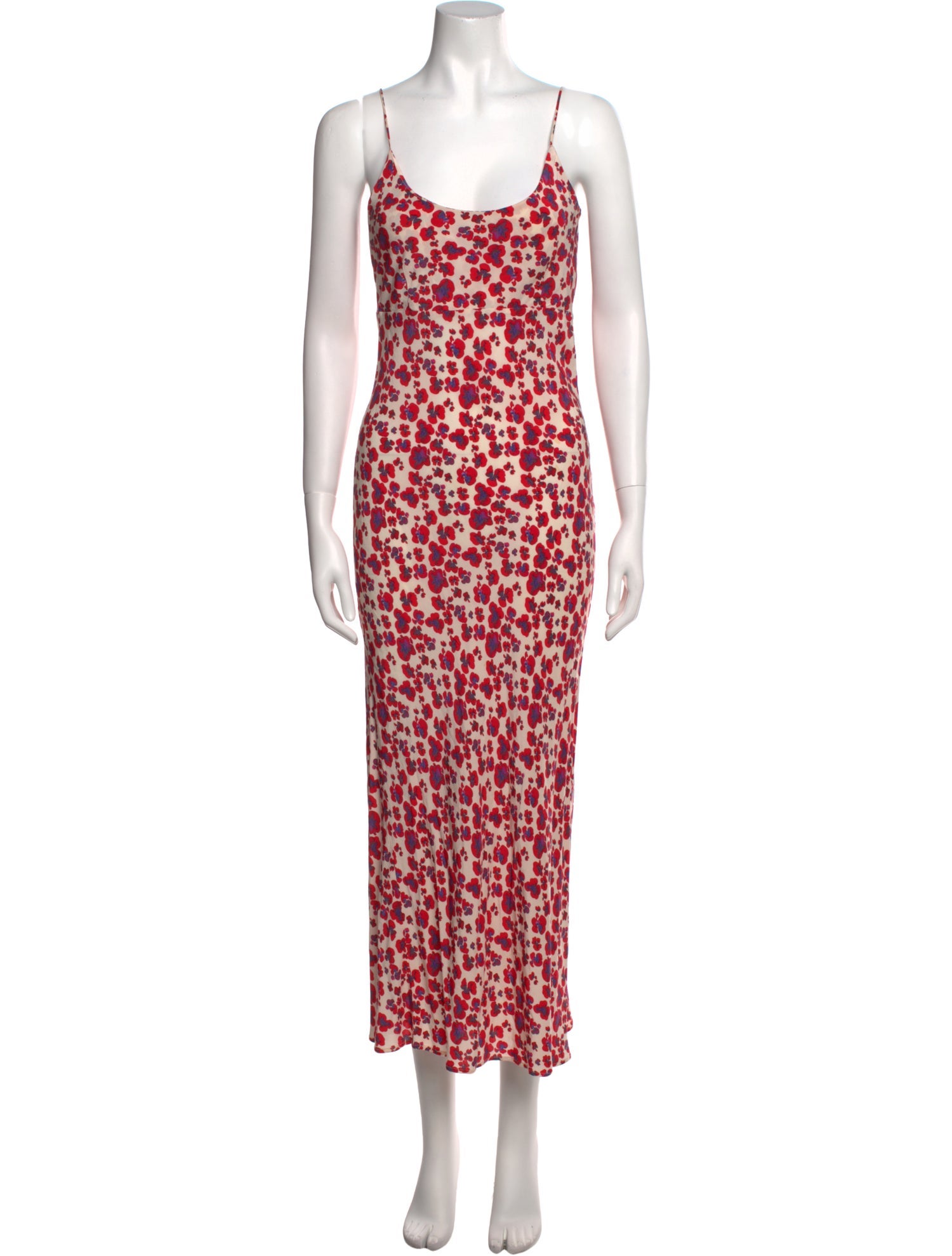 Rat & Boa Animal Print Long Dress