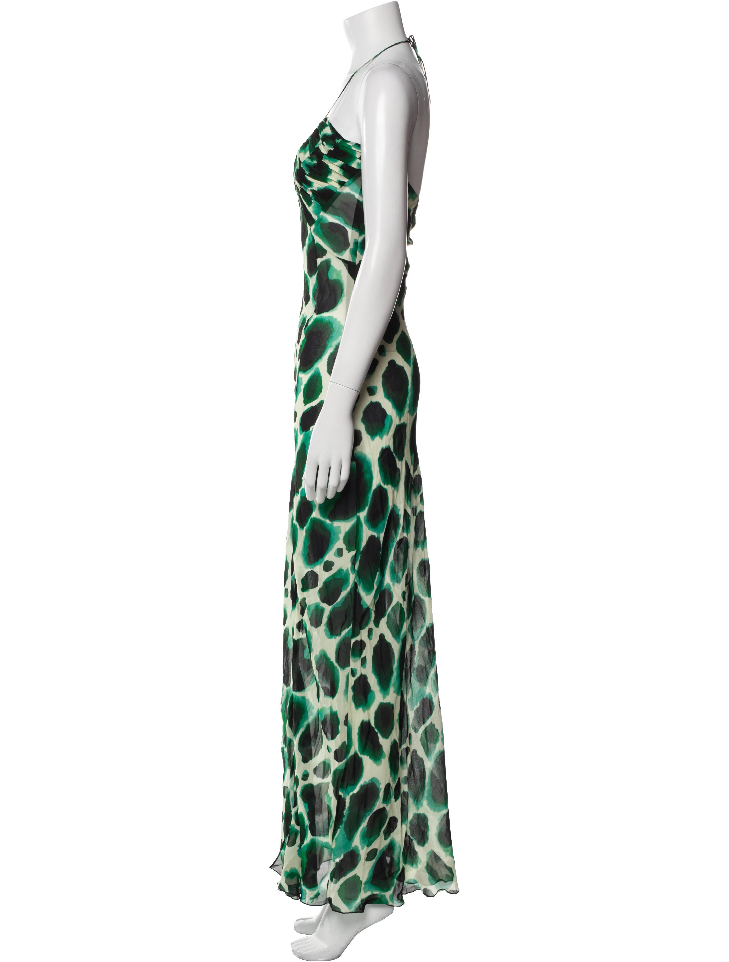 Rat & Boa Animal Print Long Dress w/ Tags