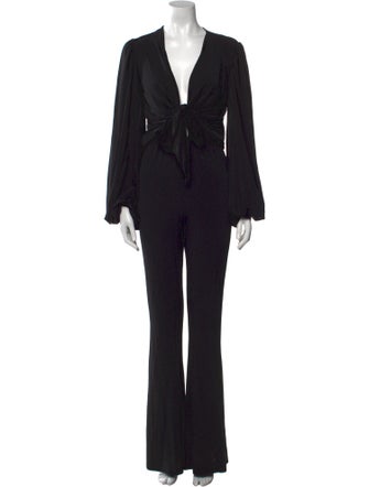 Rat & Boa Plunge Neckline Jumpsuit