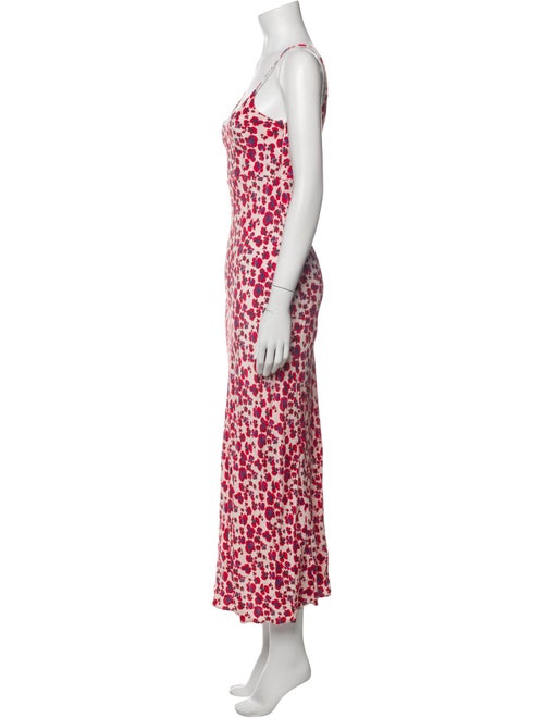 Rat & Boa Floral Print Long Dress