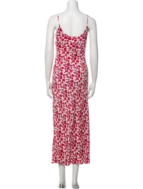 Rat & Boa Floral Print Long Dress