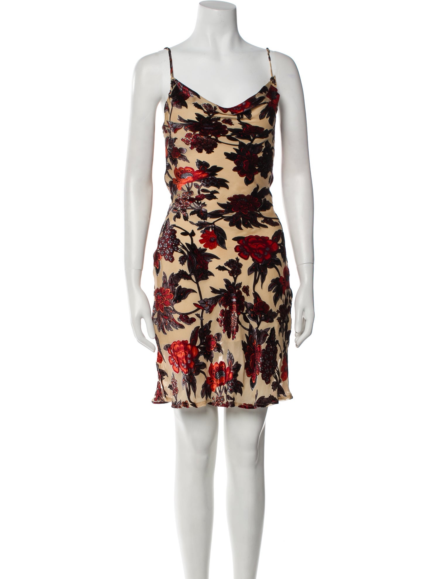Rat & Boa Silk Knee-Length Dress