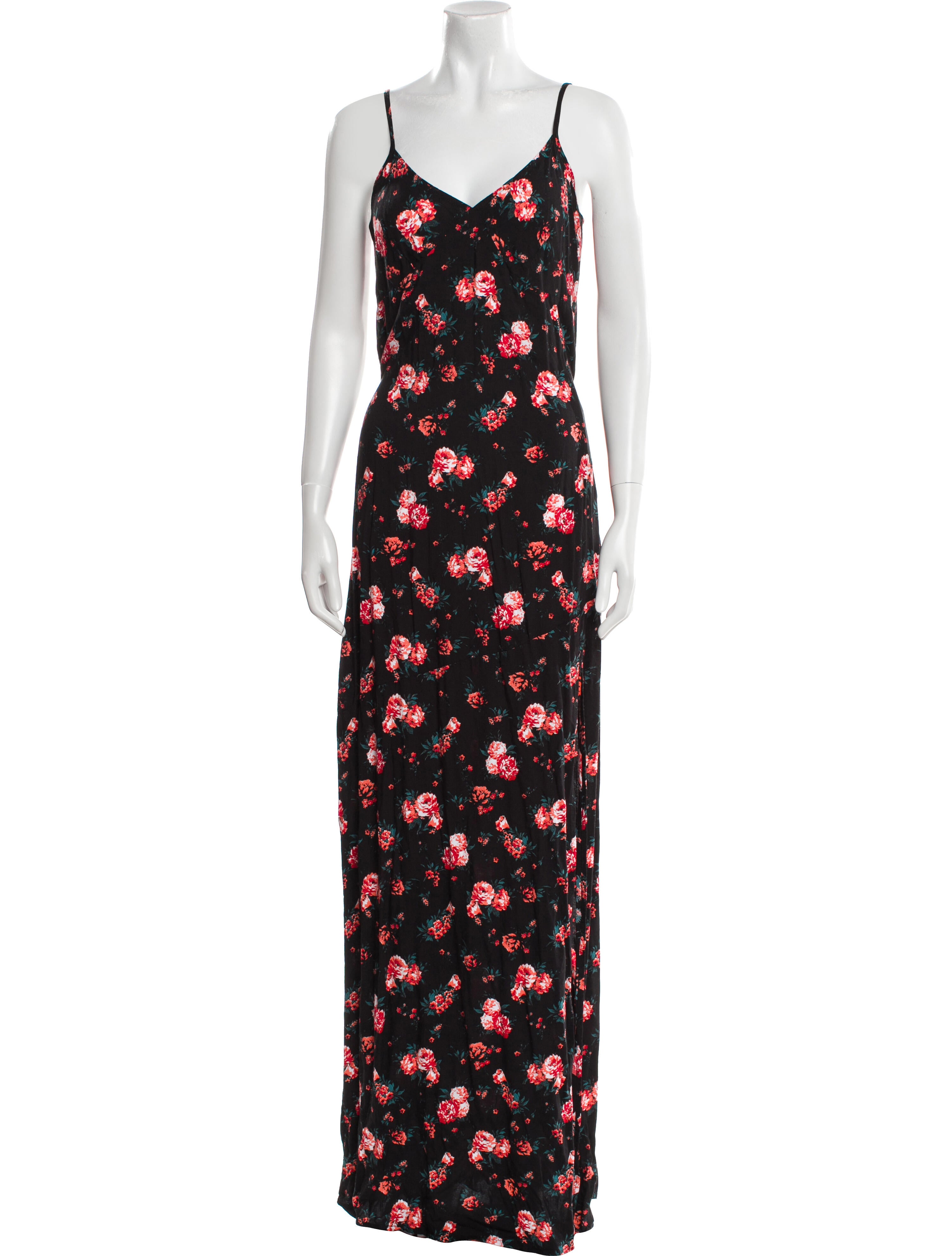 Rat & Boa Floral Print Long Dress