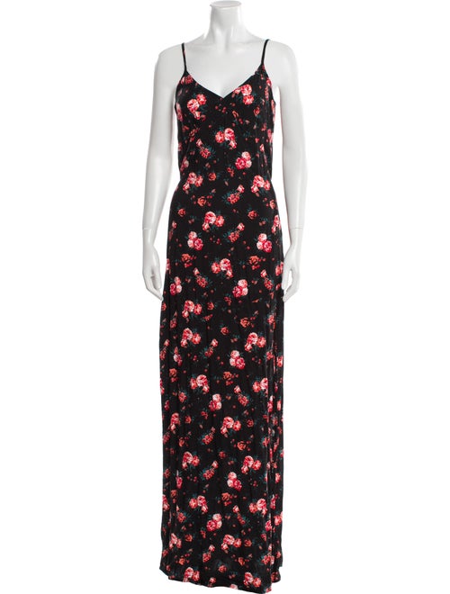 Rat & Boa Floral Print Long Dress