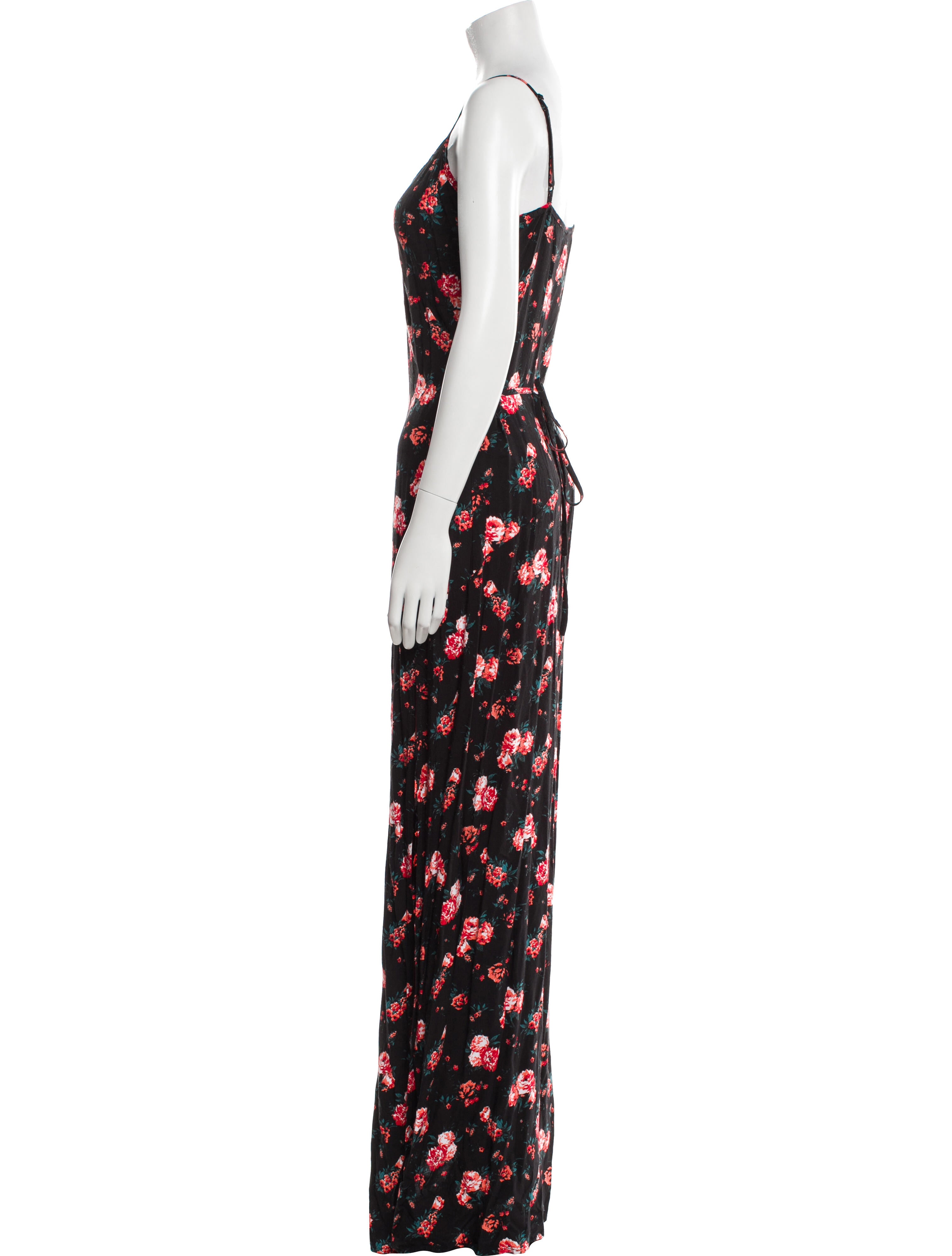 Rat & Boa Floral Print Long Dress