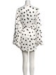Rat & Boa Polka Dot Print Mini Dress