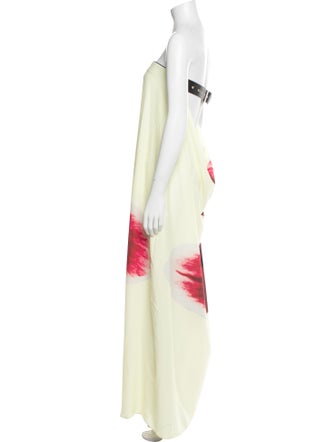 Rat & Boa Tie-Dye Print Long Dress