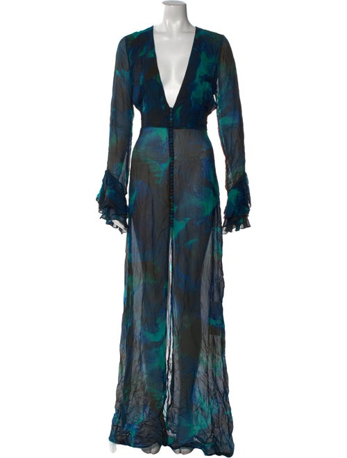 Rat & Boa Printed Long Dress