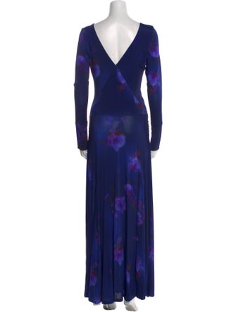 Rat & Boa Floral Print Long Dress