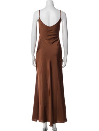 Rat & Boa V-Neck Long Dress