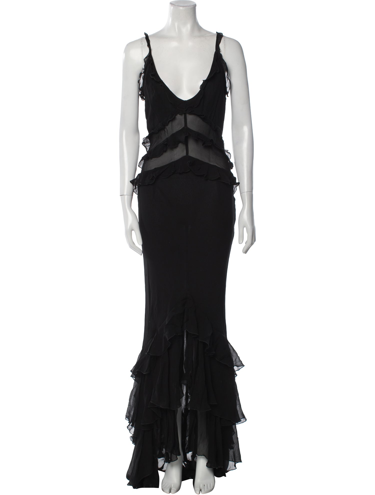 Rat & Boa V-Neck Long Dress
