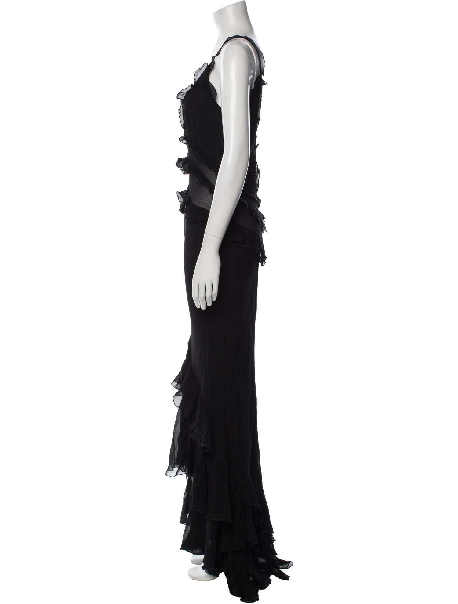 Rat & Boa V-Neck Long Dress