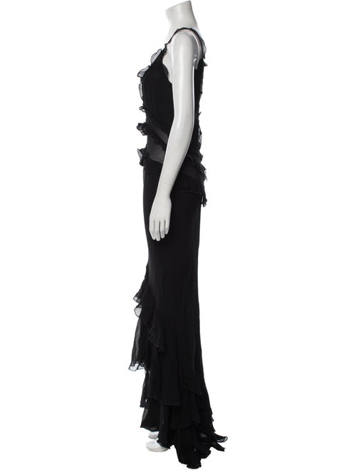Rat & Boa V-Neck Long Dress