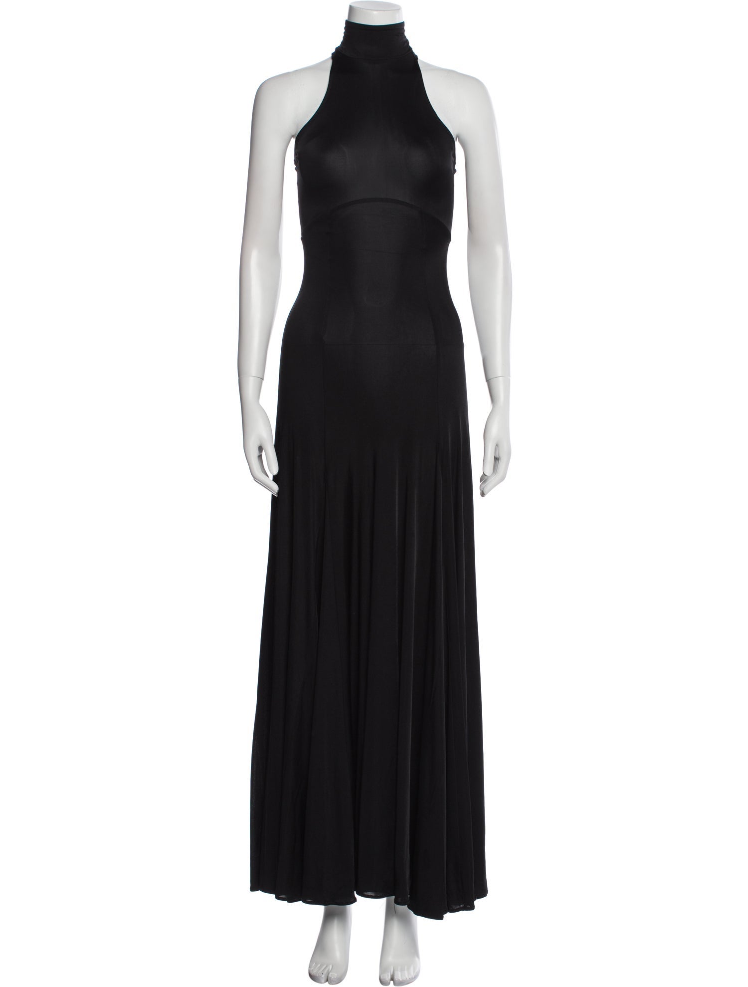 Rat & Boa Mock Neck Long Dress
