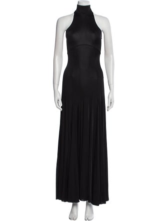 Rat & Boa Mock Neck Long Dress