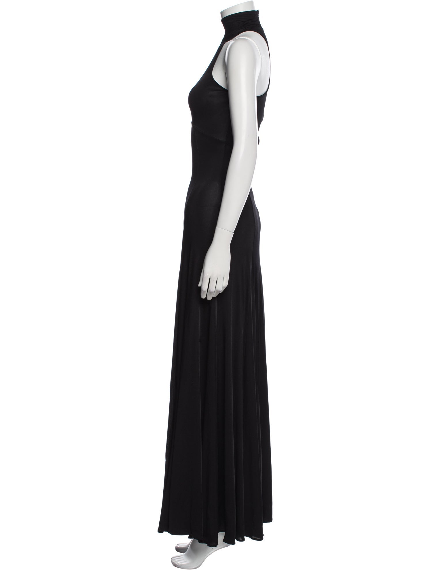 Rat & Boa Mock Neck Long Dress