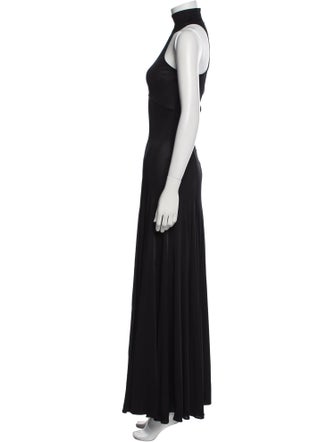 Rat & Boa Mock Neck Long Dress