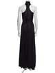 Rat & Boa Mock Neck Long Dress