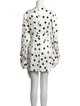 Rat & Boa Polka Dot Print Mini Dress