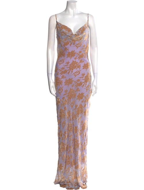 Rat & Boa Printed Midi Length Dress