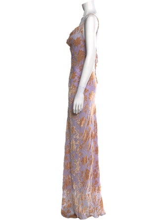 Rat & Boa Printed Midi Length Dress