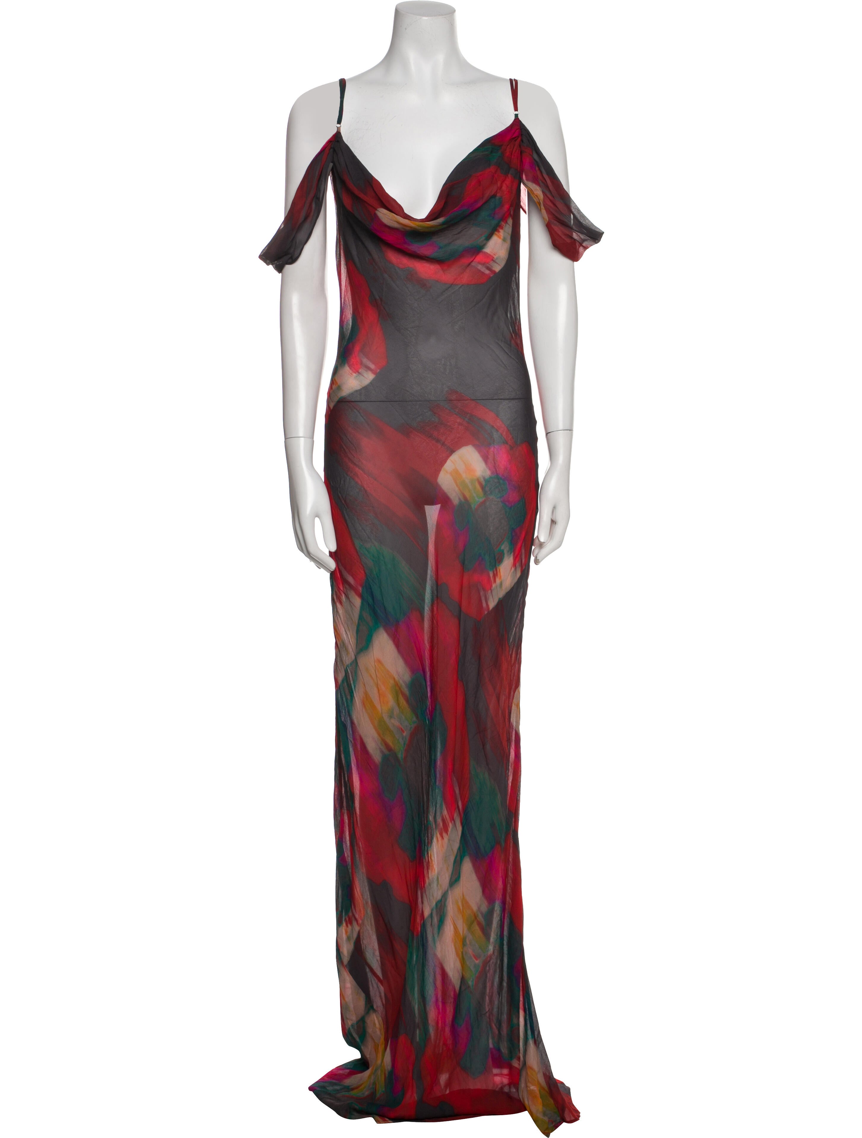 Rat & Boa Printed Long Dress