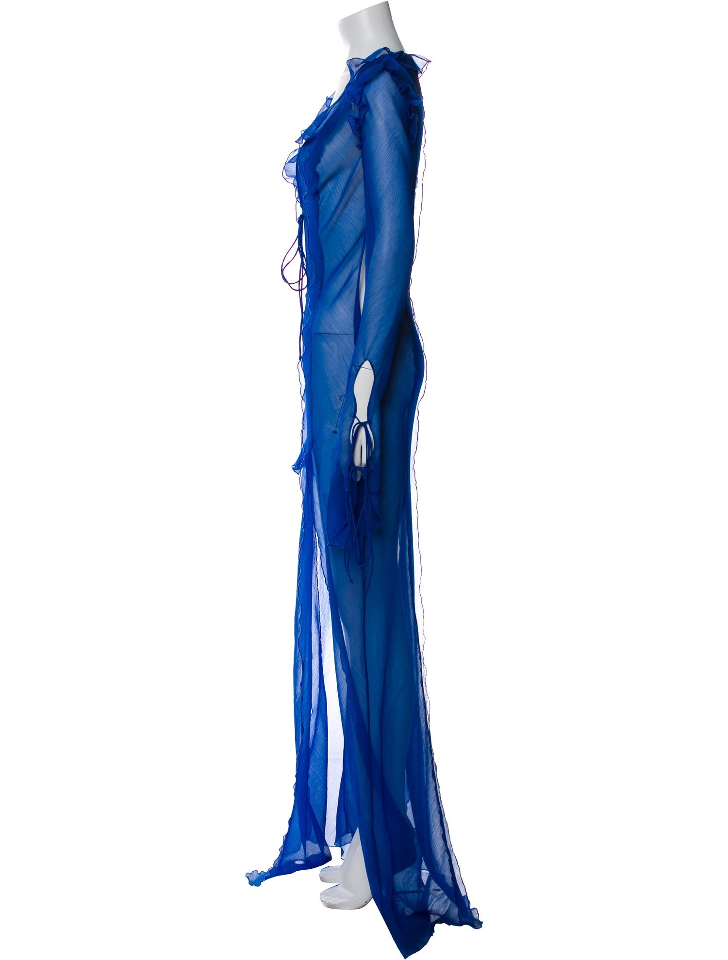 Rat & Boa V-Neck Long Dress