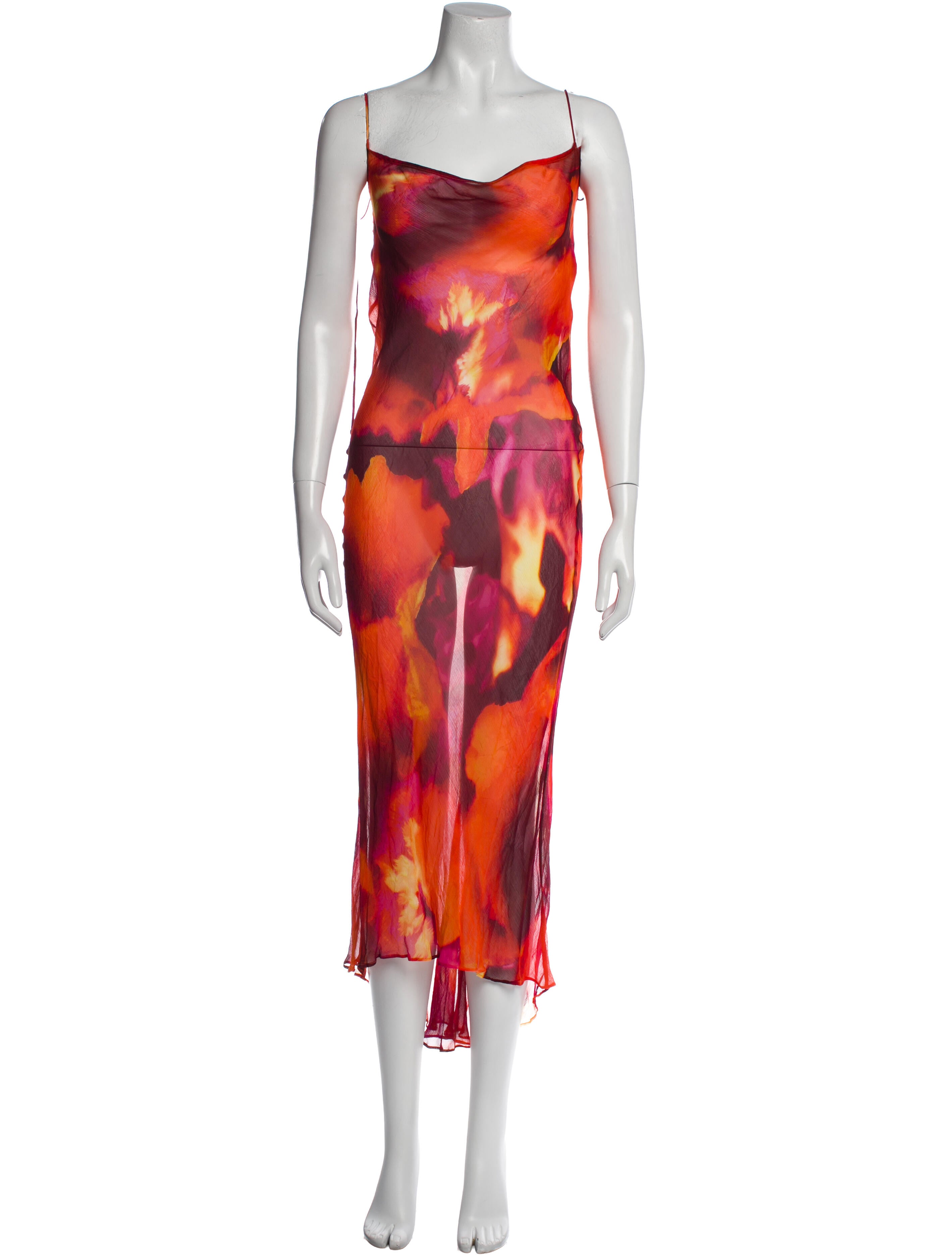 Rat & Boa Printed Long Dress